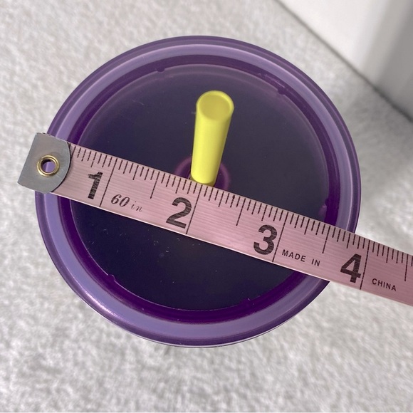 Starbucks 2024 Winter Purple Blossom Floral Soft Touch Tumbler with Straw - Picture 12 of 13